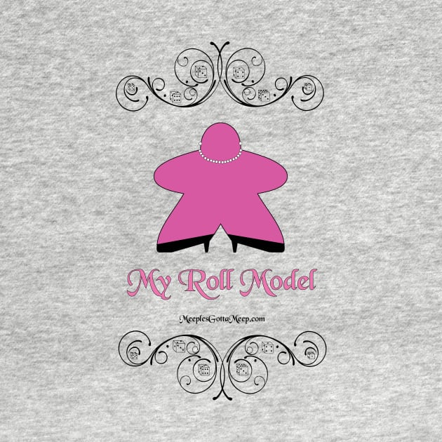 Roll Model, pink, light by MeeplesGottaMeep